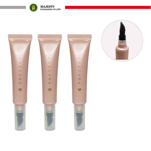 OEM CheapDia.19 OEM Leere Kunststoff-Kosmetikverpackungstube mit Silikonapplikator Kosmetikverpackung Mascara-Massagetube