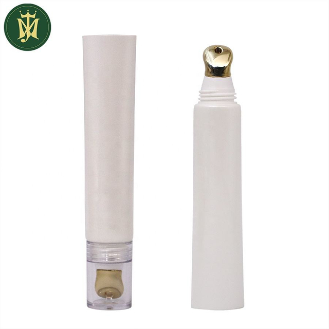 Benutzerdefinierte 10 ml 15 ml 20 ml Cometic Augencreme Tube Keramik Tube Zinklegierung Kopf Schlauch Squeeze Leere Verpackung