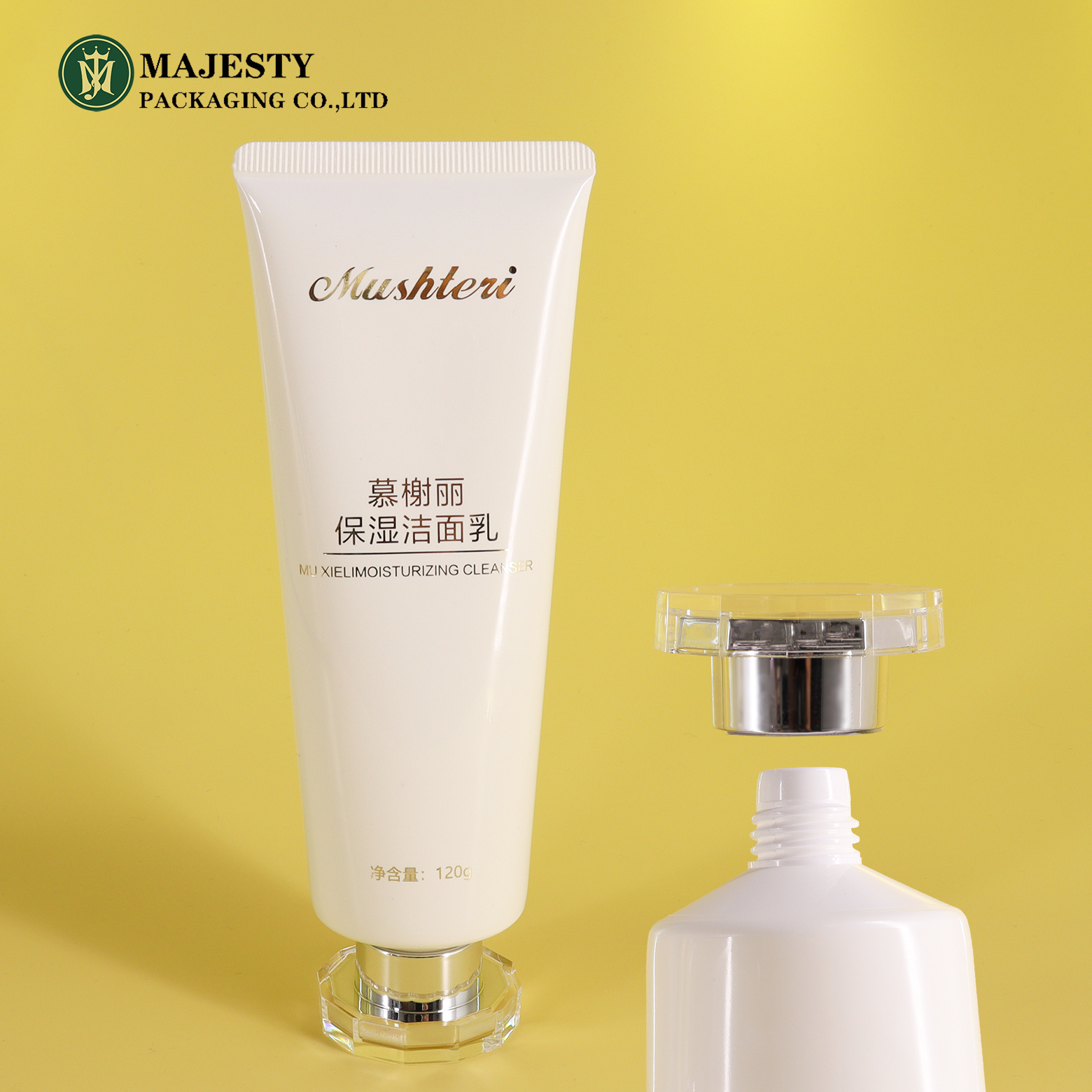 -Hautpflege -Plastikrohr