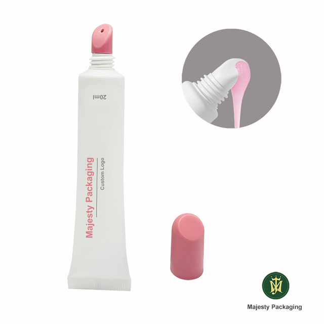 10 ml 15 ml leere klare Push-Lipgloss-Quetschtuben Balsam-Lipgloss-Behälter Mini-weiche Tube für kosmetische Verpackungstube