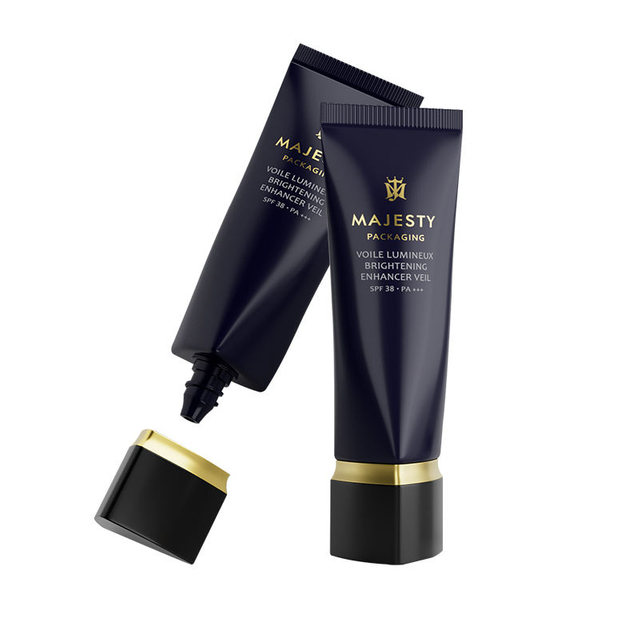 D30 D40 mm benutzerdefinierte dreieckige Quetschtube Gesichtswasch-Handcremebehälter Kosmetikverpackung Extrusion leere Tube