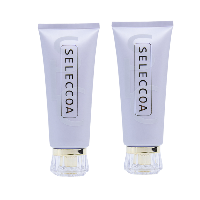 Anpassbare Gesichtsemulsion, leere kosmetische Kunststoffröhrchen, PE-Material, Verwendung für Creme-Sonnenschutzmittel für Hautpflege-Verpackungsbehälter