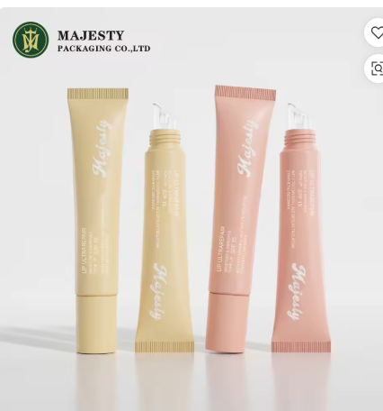 Umweltfreundliche PCR 10g-25g Lipgloss-Röhre mit schräger Spitze, luxuriöse, matte PBL-Hautpflegeverpackung für Lippenbalsam, individuelles Logo, 19 mm
